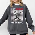 Women's I Hit 100 Days Of School Baseball 100th Day Boys Kids Comfort Colors Sweatshirt Pepper