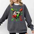 Xmas Baseball Six Seven 67 Meme Ice Cream Drip Men Women Comfort Colors Sweatshirt Pepper Xmas Baseball Six Seven 67 Meme Ice Cream Drip Men Women Comfort Colors Sweatshirt Pepper