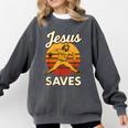 Youth Boy Baseball Jesus Saves Christian Baseball Religious Comfort Colors Sweatshirt Pepper Youth Boy Baseball Jesus Saves Christian Baseball Religious Comfort Colors Sweatshirt Pepper