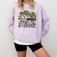 100 Days Of School Baseball Camo Cap Kids Boys 100th Day Comfort Colors Sweatshirt Crimson