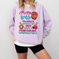 100 Days Of School Baseball Donut Dripping Teacher Boys Kids Comfort Colors Sweatshirt Crimson 100 Days Of School Baseball Donut Dripping Teacher Boys Kids Comfort Colors Sweatshirt Crimson