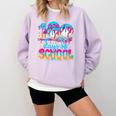 100 Days Of School Baseball Ice Cream For Boy Girl Kids Comfort Colors Sweatshirt Crimson