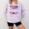 100 Days Of School Baseball Lover Donut Drip Boy Girl Comfort Colors Sweatshirt Crimson