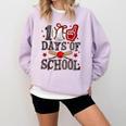 100 Days Of School Baseball Teacher 100 Days Smarter Student Comfort Colors Sweatshirt Crimson 100 Days Of School Baseball Teacher 100 Days Smarter Student Comfort Colors Sweatshirt Crimson