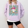 100 Days Of School Drip Baseball 100th Day Baseball School Comfort Colors Sweatshirt Crimson
