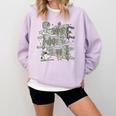 100 Days Smarter Baseball Sport School Celebration Comfort Colors Sweatshirt Crimson