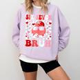 6 7 Bruh Six Seven Valentine Heart Baseball Comfort Colors Sweatshirt Crimson 6 7 Bruh Six Seven Valentine Heart Baseball Comfort Colors Sweatshirt Crimson