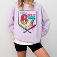 I Was 6 Now Im 7 Ice Cream Drip Baseball For Men Women Kids Comfort Colors Sweatshirt Crimson I Was 6 Now Im 7 Ice Cream Drip Baseball For Men Women Kids Comfort Colors Sweatshirt Crimson