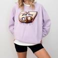 6 7 Six Seven American Baseball Graphic Comfort Colors Sweatshirt Crimson 6 7 Six Seven American Baseball Graphic Comfort Colors Sweatshirt Crimson