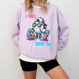 I Was 6 Now I'm 7 Baseball Birthday Drip Ice Cream Boy Comfort Colors Sweatshirt Crimson