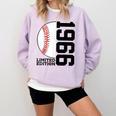 60th Birthday Baseball Limited Edition 1966 Comfort Colors Sweatshirt Crimson