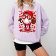 67 Baseball Drip Valentine's Day Comfort Colors Sweatshirt Crimson 67 Baseball Drip Valentine's Day Comfort Colors Sweatshirt Crimson