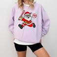 67 Baseball Santa Six Seven Meme Christmas Sport Men Boy Kid Comfort Colors Sweatshirt Crimson