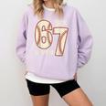 67 Baseball Six Seven 6 7 Meme Kids 67 Teen Boys 6-7 Comfort Colors Sweatshirt Crimson 67 Baseball Six Seven 6 7 Meme Kids 67 Teen Boys 6-7 Comfort Colors Sweatshirt Crimson