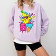 67 Dabbing Banana Baseball 6 7 Dripping Ice Cream Meme Comfort Colors Sweatshirt Crimson 67 Dabbing Banana Baseball 6 7 Dripping Ice Cream Meme Comfort Colors Sweatshirt Crimson