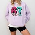 67 Ice Cream Drip Baseball Gen Alpha Slang Six Seven Meme Comfort Colors Sweatshirt Crimson 67 Ice Cream Drip Baseball Gen Alpha Slang Six Seven Meme Comfort Colors Sweatshirt Crimson