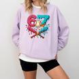 67 Ice Cream Drip Baseball Meme – Six Seven Gen Alpha Comfort Colors Sweatshirt Crimson
