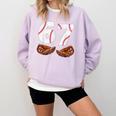 67 Trend Baseball Glove Number Style Comfort Colors Sweatshirt Crimson 67 Trend Baseball Glove Number Style Comfort Colors Sweatshirt Crimson