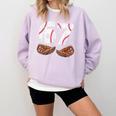 67 Trend Baseball Six Seven Number For Boys Men Comfort Colors Sweatshirt Crimson
