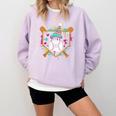 6th Birthday Baseball Drip Number 6 Year Old Birthday Boy Comfort Colors Sweatshirt Crimson