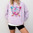 6th Birthday Boys Baseball Ice Cream Drip Boys Baseball Comfort Colors Sweatshirt Crimson 6th Birthday Boys Baseball Ice Cream Drip Boys Baseball Comfort Colors Sweatshirt Crimson