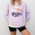 Abuela Rookie Of Year 1st Birthday Baseball Theme Matching Comfort Colors Sweatshirt Crimson Abuela Rookie Of Year 1st Birthday Baseball Theme Matching Comfort Colors Sweatshirt Crimson