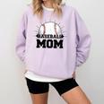 American Flag Patriotic Game Day Baseball Mom Comfort Colors Sweatshirt Crimson American Flag Patriotic Game Day Baseball Mom Comfort Colors Sweatshirt Crimson