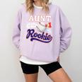 Aunt Rookie Of Year 1st Birthday Baseball Theme Matching Comfort Colors Sweatshirt Crimson Aunt Rookie Of Year 1st Birthday Baseball Theme Matching Comfort Colors Sweatshirt Crimson