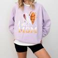 Ball Mom Heart Basketball Baseball Mom Comfort Colors Sweatshirt Crimson Ball Mom Heart Basketball Baseball Mom Comfort Colors Sweatshirt Crimson