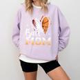 Ball Mom Heart Basketball Baseball Mom Premium Comfort Colors Sweatshirt Crimson Ball Mom Heart Basketball Baseball Mom Premium Comfort Colors Sweatshirt Crimson