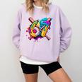Banana Baseball 67 Ice Cream Drip Meme Comfort Colors Sweatshirt Crimson Banana Baseball 67 Ice Cream Drip Meme Comfort Colors Sweatshirt Crimson