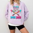 Baseball 10 Year Old Ice Cream Drip 10th Bday Double Digits Comfort Colors Sweatshirt Crimson Baseball 10 Year Old Ice Cream Drip 10th Bday Double Digits Comfort Colors Sweatshirt Crimson
