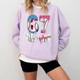 Baseball 67 Ice Cream Drip Six Seven Boys Girls Meme Comfort Colors Sweatshirt Crimson Baseball 67 Ice Cream Drip Six Seven Boys Girls Meme Comfort Colors Sweatshirt Crimson