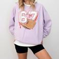 Baseball 67 Six Seven Alpha Slang 6 7 Meme Kids Teachers Boy Comfort Colors Sweatshirt Crimson Baseball 67 Six Seven Alpha Slang 6 7 Meme Kids Teachers Boy Comfort Colors Sweatshirt Crimson