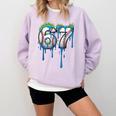 Baseball 67 Six Seven Gen Alpha Meme Blue Drip Boys Comfort Colors Sweatshirt Crimson Baseball 67 Six Seven Gen Alpha Meme Blue Drip Boys Comfort Colors Sweatshirt Crimson