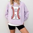 Baseball Alphabet Monogram Initial Letter R Comfort Colors Sweatshirt Crimson Baseball Alphabet Monogram Initial Letter R Comfort Colors Sweatshirt Crimson