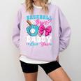 Baseball Or Bows Daddy Loves You Gender Reveal Family Comfort Colors Sweatshirt Crimson Baseball Or Bows Daddy Loves You Gender Reveal Family Comfort Colors Sweatshirt Crimson