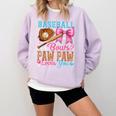 Baseball Or Bows Paw Paw Loves You Gender Reveal Baby Party Comfort Colors Sweatshirt Crimson Baseball Or Bows Paw Paw Loves You Gender Reveal Baby Party Comfort Colors Sweatshirt Crimson