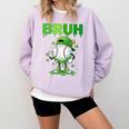 Baseball Bruh Drip Ice Cream Youth Boy St Patricks Day Comfort Colors Sweatshirt Crimson Baseball Bruh Drip Ice Cream Youth Boy St Patricks Day Comfort Colors Sweatshirt Crimson