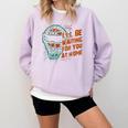 Baseball Catcher Waiting At Home Aggressive Player Quote Comfort Colors Sweatshirt Crimson