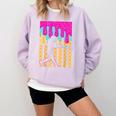 Baseball Drip Bat Boys Ice Cream American Flag 4th Of July Comfort Colors Sweatshirt Crimson Baseball Drip Bat Boys Ice Cream American Flag 4th Of July Comfort Colors Sweatshirt Crimson