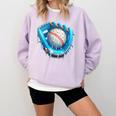 Baseball Drip Ice Cream Glove With Sprinkles Ball Boys Youth Comfort Colors Sweatshirt Crimson Baseball Drip Ice Cream Glove With Sprinkles Ball Boys Youth Comfort Colors Sweatshirt Crimson