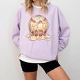 Baseball Drip Ice Cream Melting Illustration Comfort Colors Sweatshirt Crimson Baseball Drip Ice Cream Melting Illustration Comfort Colors Sweatshirt Crimson