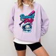 Baseball Drip Ice Cream Sprinkles Youth Boys Baseball Glove Comfort Colors Sweatshirt Crimson Baseball Drip Ice Cream Sprinkles Youth Boys Baseball Glove Comfort Colors Sweatshirt Crimson