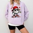 Baseball Drip Ice Cream Valentine’s Day Boys Kids Comfort Colors Sweatshirt Crimson Baseball Drip Ice Cream Valentine’s Day Boys Kids Comfort Colors Sweatshirt Crimson