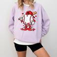Baseball Drip Icecream Men Boy Valentine Comfort Colors Sweatshirt Crimson Baseball Drip Icecream Men Boy Valentine Comfort Colors Sweatshirt Crimson