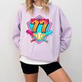 Baseball Drip Jersey Number 77 For Players & 77th Birthday Comfort Colors Sweatshirt Crimson Baseball Drip Jersey Number 77 For Players & 77th Birthday Comfort Colors Sweatshirt Crimson