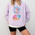 Baseball Drip Number 67 Player 67th Birthday Ice Cream 67 Comfort Colors Sweatshirt Crimson Baseball Drip Number 67 Player 67th Birthday Ice Cream 67 Comfort Colors Sweatshirt Crimson