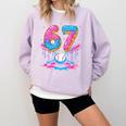 Baseball Drip Number 67 Player 67Th Birthday Baseball Meme Comfort Colors Sweatshirt Crimson Baseball Drip Number 67 Player 67Th Birthday Baseball Meme Comfort Colors Sweatshirt Crimson