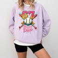 Baseball Drip Number 67 Player Sport For Men Women Kids Comfort Colors Sweatshirt Crimson Baseball Drip Number 67 Player Sport For Men Women Kids Comfort Colors Sweatshirt Crimson